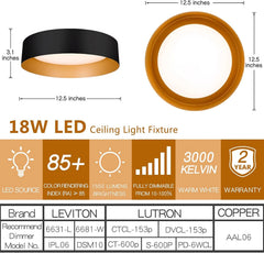 BERGENI 30 cm LED stropna svetilka