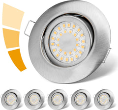 CLOKSH 85 mm 6kos Ultra Ploski Zatemnljiv Vgradni LED Reflektorji