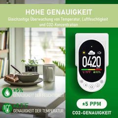 LSENLTY 3v1 merilnik CO2, temperature in vlage z alarmom
