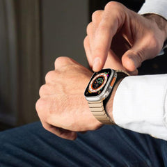 NEWWAYS kovinski pašček za Apple Watch iz nerjavečega jekla