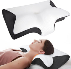 SHULLTJI Curosleep ortopedski vzglavnik z ergonomskim memory foam vzglavnikom za vrat in hrbtenico