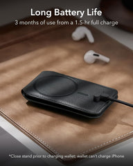 Denarnica za Magsafe s sledilnikom Find My za iPhone 16/15/14/13/12 - Črna