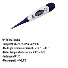 THERMOMETER WORLD digitalni veterinarski termometer za hišne živali z upogljivo sondo