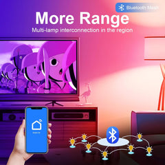 Pametna Bluetooth RGB LED žarnica - komplet 6 kosov