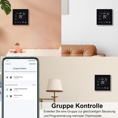 KETOTEK Pametni WiFi termostat za plinski kotel in talno ogrevanje z aplikacijo