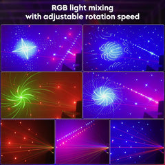 PROPULSION LIFE 9-lečna RGB LEDdisko svetilka z DMX nadzorom in zvočno aktivacijo