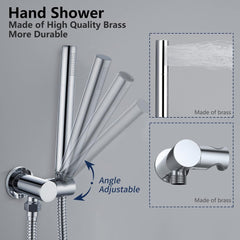 HOMELODY vgradni termostatski tuš sistem z dežno prho