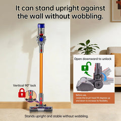 KENVOR motorizirana krtača za Dyson V7/V8/V10/V11/V15 s 5 LED-lučmi