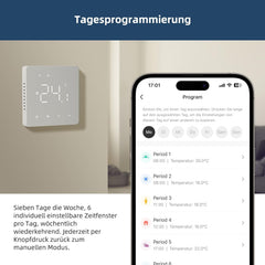 BEOK CONTROLS pametni sobni termostat za vodno talno ogrevanje z brezžičnim upravljanjem