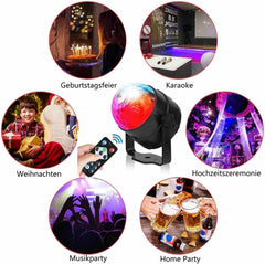 4x CATPOWER disco LED luč z daljincem