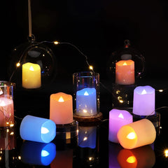 12x FREEPOWER polnilna LED čajna svečka z daljincem