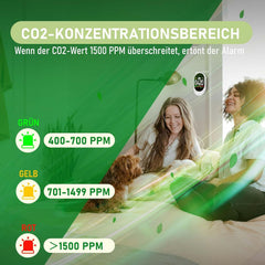 LSENLTY 3v1 merilnik CO2, temperature in vlage z alarmom