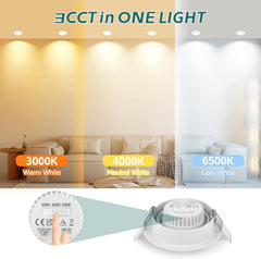 6x KYOTECH LED vgradni reflektorji 5W 230V 68–75mm