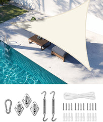 LOVE STORY trikotno senčilo z montažnim kompletom - 3 × 3 × 3 m