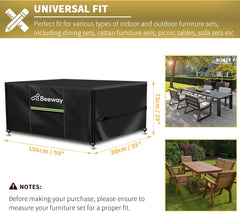BEEWAY Zaščitna prevleka za vrtno pohištvo - 150 × 90 × 73 cm