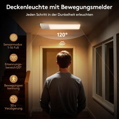 SNADER LED brezžična stropna svetilka z gibalnim senzorjem in daljinskim upravljalnikom