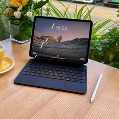 SEAGTIGAU magnetni ovitek s tipkovnico za iPad Air 11", iPad Pro 11" in iPad Air 10.9"