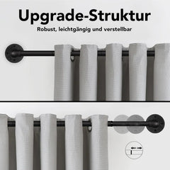 GEEBOBO raztegljiva industrijska karnisa 76–228 cm