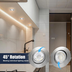 6x CLOKSH 85 mm LED vgradni reflektor 6 W IP44
