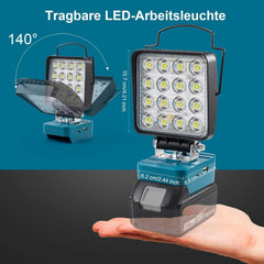 SENTOO LED delovna svetilka za Makita 18 V brez baterije