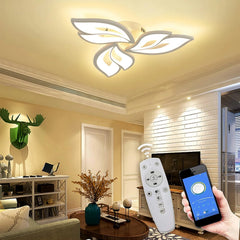 TETIPA LED 60 cm stropna svetilka z daljincem in aplikacijo