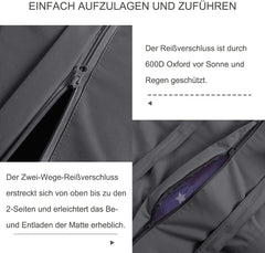 2x CLIMECARE XXL torba za vrtne blazine 175×80×60cm