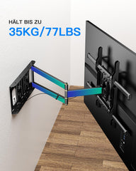 WHYFONE stenski nosilec za TV od 32 do 70" z dolgim 650 mm izvlečnim krakom