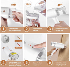 MISTSINCE Ročni parni likalnik z dvema načinoma delovanja