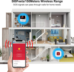 CHATTHEN WiFi set za klic v sili z zapestnico in gumbom