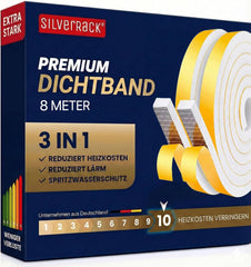 SILVERRACK 8m Samolepilni tesnilni trak 12mm