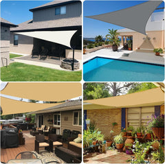 SUNNY GUARD trikotno vodoodporno senčno jadro – 3 × 3 × 4,25 m