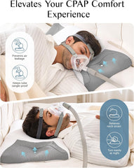 JOYNOX CPAP ortopedski vzglavnik iz memory pene za spalno apnejo in CPAP maske