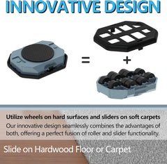 ONEON set za dvigovanje in premikanje pohištva z nastavljivo višino