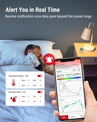 3x THERMOPRO TP357 Bluetooth termometer in higrometer