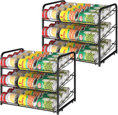 NANDAE 3-nivojski nastavljivi organizator pločevink - set 2 kosa