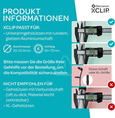 XCLIP Držalo za bergle in sprehajalne palice
