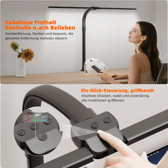EDISHINE Dual Head LED namizna svetilka 24W