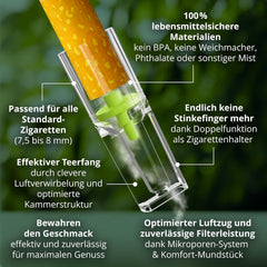 COCOFILTER AntiTox nastavek za cigaretni filter 7,5–8mm