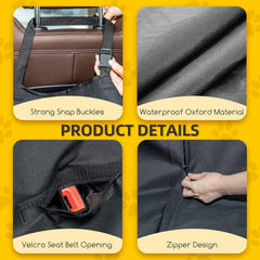 NOBLEZA vodoodporna avtomobilska prevleka za pse – 147 × 145 cm