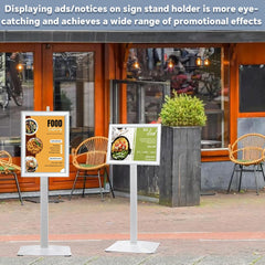 STANDNEE aluminijasto talno stojalo za plakate in obvestila - A3 Format