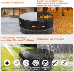 NEURADICAL Okrogla vodoodporna prevleka za bazen - 366 cm