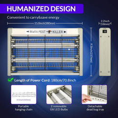 MAFITI 20 W električni uničevalec insektov za notranjo uporabo