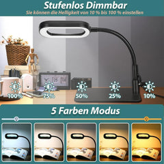 DRDEFI 10x namizna lupa z LED lučko in stojalom