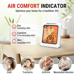 3x TEMPPRO Bluetooth termometer in higrometer za prostor