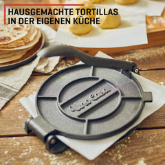UNO CASA litoželezna stiskalnica za tortilje