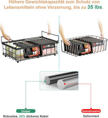 2x UMDONX raztegljiva košara za zamrzovalnik