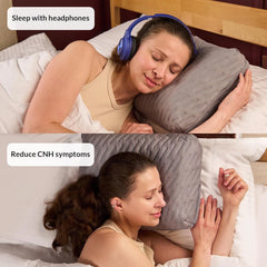 ODOXIA blazina za uho z odprtino iz spominske pene
