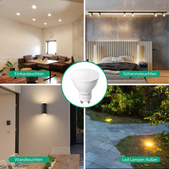 LED topla bela zatemnljiva žarnica, 5 W, 2700 K, 350 lm, kot žarka 120° - set 10 kosov