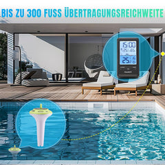 RADDY PT-5 pametni WiFi termometer za bazen s solarnim polnjenjem