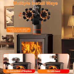 HAWCAFU magnetni ventilator za kamin